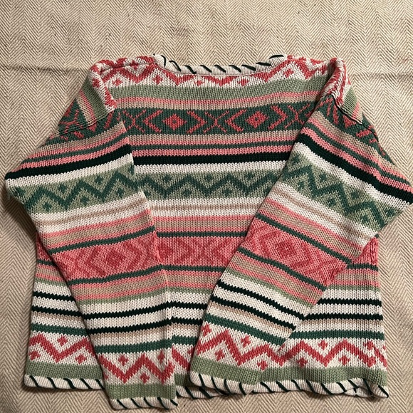 colorful knit cardigan - Picture 4 of 4
